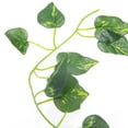 thumbnail image 4 of Cheers 2m Artificial Leaf Vine Scindapsus Aureus Plant Garland for Reptiles Terrarium, 4 of 5