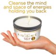 thumbnail image 4 of MAGNIFICENT 101 Abundance Manifestation Smudge Candle - 6 Oz Soy Wax - 35-Hour Burn - Infused with Lemon, Rosemary & Sandalwood - Money Candle for Energy Cleansing, 4 of 7