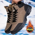 thumbnail image 6 of Men'S Winter Snow Boots - Non-Slip Traction Tread, Warm Insulated Hiking Shoes with Cushioned EVA Sole - All-Season Outdoor Boots for Skiing, Camping, Trekking, Snow Boot, 6 of 8