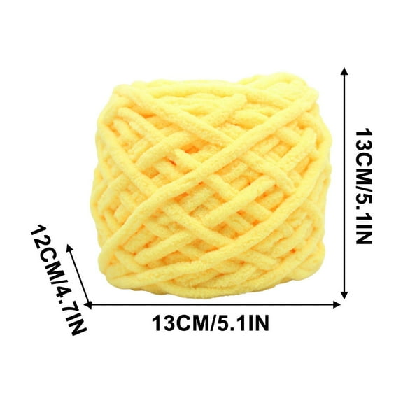 Tainini Chunky Yarn for Hand Knitting,Handcrafts Weaving Soft Chenille Yarn for Making Blankets, Scarf,100g