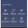 thumbnail image 3 of Reloj inteligente, rastreador de actividad física con monitor de frecuencia cardíaca, presión arterial, seguimiento de oxígeno en sangre, pantalla táctil de 1,4 pulgadas Smartwatch Fitness, 3 of 5