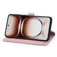 thumbnail image 6 of SYITOOCK Phone Case for OPPO Reno 12 Pro, Shockproof PU Leather Wallet Case with Card Slots Anti-Scratch Stand Magnetic Flip Zipper Pocket Cover for OPPO Reno 12 Pro, Pink, 6 of 6