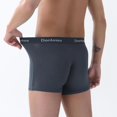 thumbnail image 2 of Dontmiss Men's Underwear Micro Modal Boxer Briefs Soft Trunks in 3 Pack, 2 of 7