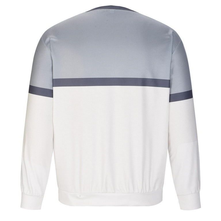 RYRJJ Mens Pullover Sweater Winter Waffle Knitted Jumper