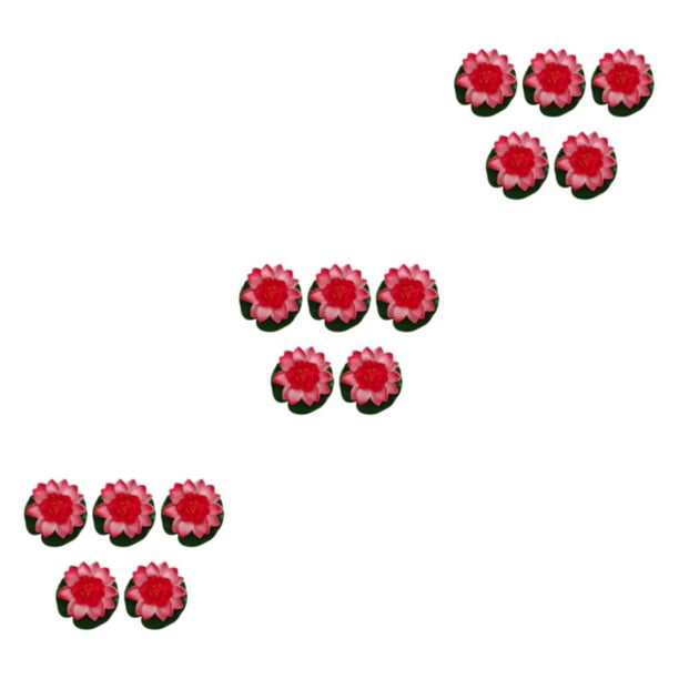 Flor de loto artificial 5 piezas color melocotón Advancent