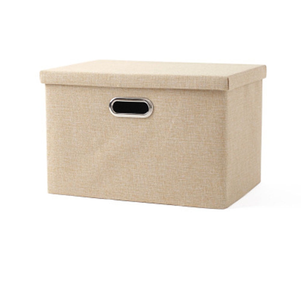 Folding Square Storage Utility Box Fabric Cube Drawer Organizer Cloth Basket Bag 