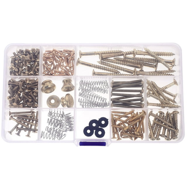 1 Set Guitar Screw Kit for Electric Guitar Bridge Pickup Pickguard Tuner Switch Neck Plate Guitar Luthier Tools