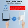 thumbnail image 3 of 5G WiFi Repeater Wifi Amplifier Signal Wifi Extender Network Wi-fi Booster 1200Mbps 5 Ghz Long Range Wireless Wi-fi Repeater, 3 of 6