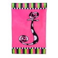 thumbnail image 2 of Evergreen Enterprises, Inc Twirly Curly Monogram Garden Flag, 2 of 5