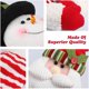 thumbnail image 3 of Juego de 2 alzapaños con hebilla para cortina de Navidad, alzapaños con hebilla para cortina de muñeco de nieve de Papá Noel, decoración para ventanas, adorno para botella de vino, 3 of 5
