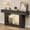 White, variant on PLAMLE 63 Inch 2-Tier Console Table with Sensor Lights, U-Shaped Base Sofa Table for Entryway, Hallway, Living Room, Foyer, Narrow Small Spaces