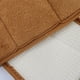 thumbnail image 5 of Inteprter Alfombrilla de baño de espuma en forma de U, lavable, absorbente de agua, suave, elástica, para baño, reutilizable, alfombra para el Juegos de accesorios de baño Caqui 50*80cm, 5 of 6