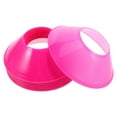 thumbnail image 1 of 20 conos de fútbol rosas: discos de entrenamiento de agilidad para fútbol, baloncesto y patinaje. Pequeños conos de plástico de 12,5 cm para entrenamiento deportivo., 1 of 7