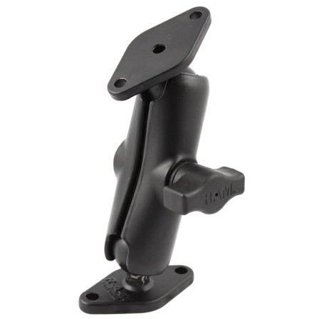 RAM-B-102U RAM Mounts Double Ball Diamond Plate Mount