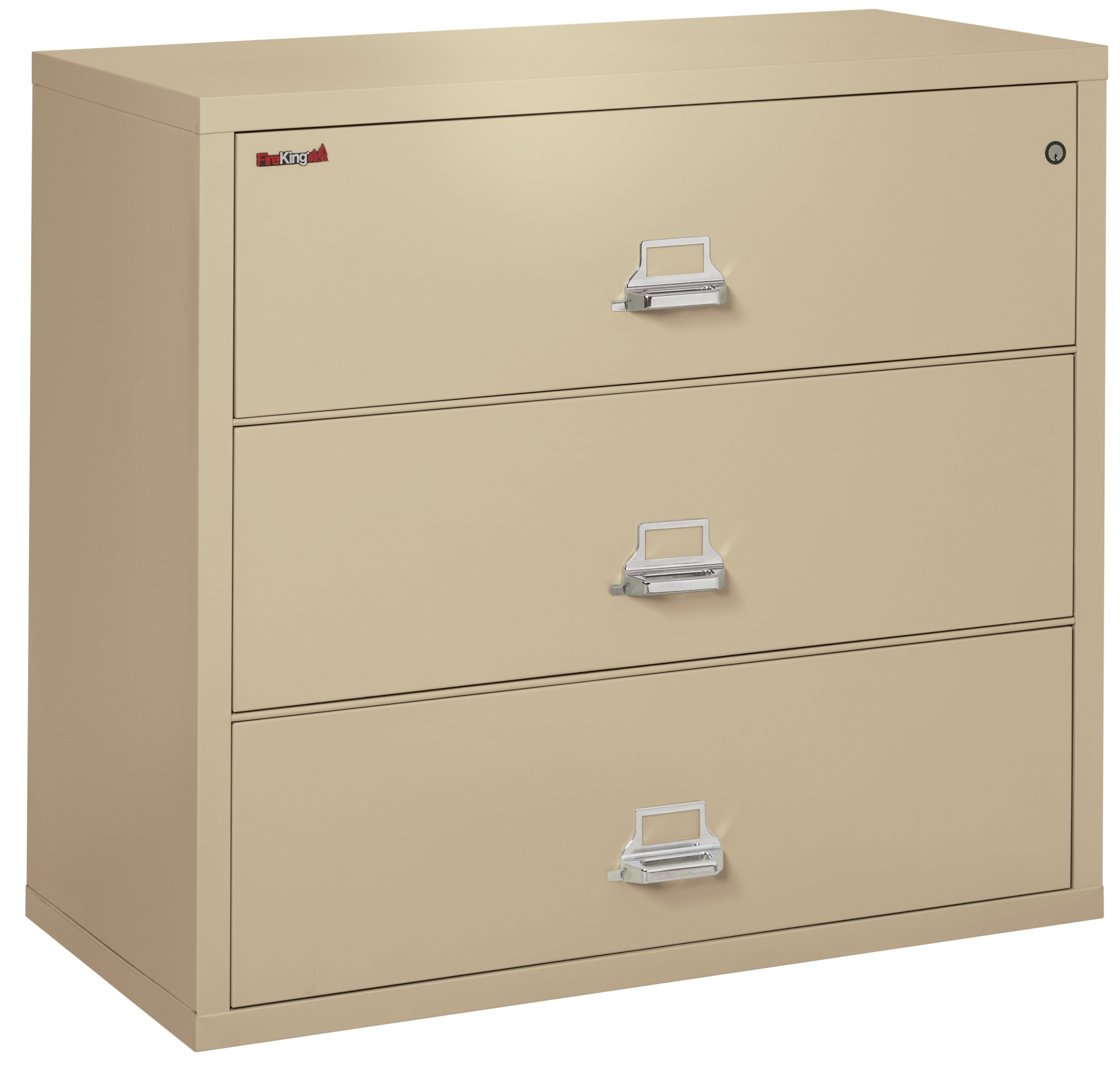 Fireking 3 Drawer 44 Wide Classic Lateral Fireproof File Cabinet