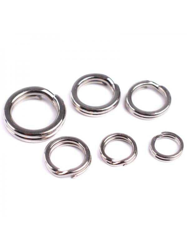 Details about   100Pcs Stainless Steel Split Rings Fishing Tackle Size #3#4#5#6#7#8 US 