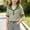 Green, variant on Girl's Sailor Collar Striped T Shirts Short Sleeve Button Loose Fit Blouse Summer Casual Printed Cute Tops Black 11 Years