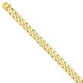 thumbnail image 2 of 14K Yellow Gold 11.2mm Hand-polished Flat Beveled Curb Chain, 2 of 3
