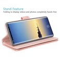 thumbnail image 4 of SOGA Samsung Galaxy Note 9 Case, PU Leather Magnetic Flip Wallet Cover Compatible for Samsung Galaxy Note 9 - Rose Gold, 4 of 6