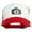 Red White Red, variant on Camera Design Photographer Embroidered Foam Mesh Back Cap - Red White Red OSFM