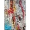 thumbnail image 2 of Addison Rugs Chantille Indoor/Outdoor Transitional Abstract Silver Machine Washable Rectangle Rug, 3' x 5', 2 of 8