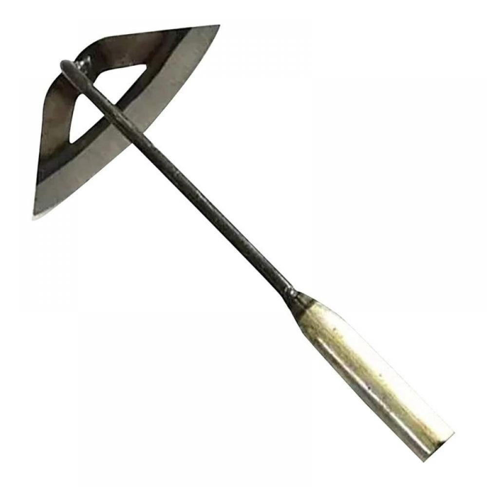 All-steel Hardened Hollow Hoe , Garden Edger Weeder, Sharp Durable Gardening Tool for Backyard Weeding, Loosening, Planting