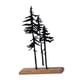 thumbnail image 3 of Adorno de mesa para árbol de Navidad, accesorios para adornos de escritorio para árbol de Navidad, manualidades Negro 22cmx10cmx34cm, 3 of 9