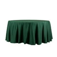 thumbnail image 6 of Efavormart 5 Pack Round Tablecloth, 120 Inch Stain & Wrinkle Resistant Washable Table Cloth, Decorative Polyester Fabric Table Cover for Banquet, Wedding, Dining- Hunter Green, 6 of 10