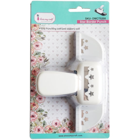 Dress My Craft Punch-Star Border