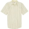 Big Men's Short-Sleeved Striped Oxford Shirt