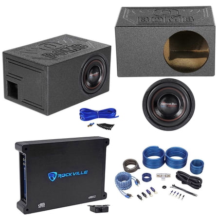 American Bass XD-1044 900w 10" Car Audio Subwoofer Mono Amplifier Amp Kit