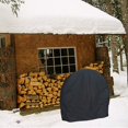 thumbnail image 2 of StorMaster Support de Rangement pour Bûches de 48 Pouces avec Couvercle, Anneau Rond Extérieur Robuste, Support de Rangement Circulaire, 2 of 7