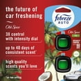 thumbnail image 2 of Febreze AUTO Car Air Freshener, Odor-Fighting Car Vent Clip, Old Spice Fiji, 2 Count, 2 of 12