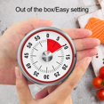 thumbnail image 4 of TidBay Kitchen Timer for Cooking High Precision Chef Timer Clock Magnetic Mechanical Desk Timer Countdown Reminder for Cooking Baking Learning Fitness, 4 of 8