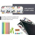 thumbnail image 5 of Fotbe Cute Dog Pattern Leather Pencil Case, Pencil Pouch with Durable Zipper, Compact and Stylish Organizer for Stationery, Art Supplies, Travel Essentials, 5 of 7