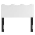 thumbnail image 3 of Pemberly Row Modern Performance Velvet Twin Headboard in White, 3 of 9