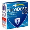 NicoDerm CQ Smoking Cessation Aid, Step 2, Clear, 14mg 14 ea