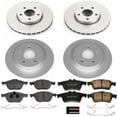 thumbnail image 2 of PowerStop Front and Rear Geomet Coated Brake Rotor and Pad Kit Fits: VOLVO Select Models CRK7635, 2 of 5