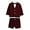 Burgundy, variant on Boys Linen Child 2 Pieces Suit Blazer+Shorts Wedding Party Set Kids Spring Summer Clothes Set Child Performance Graduation Sandbeach