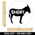 thumbnail image 2 of Donkey Smart Ass Silhouette Solid Self-Inking Rubber Stamp Ink Stamper - Black Ink - Medium 1 Inch, 2 of 7