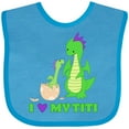 thumbnail image 3 of Inktastic I Love My Titi Boys or Girls Baby Bib, 3 of 4
