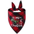 thumbnail image 1 of Algodón A Cuadros Para Saliva De Perro, Baberos Triangulares De Una Sola Capa, Accesorios Para Bufanda, Toalla De Saliva Para Mascotas Para Fiestas De Navidad Y Fotos Guardurnaity HA044040-02, 1 of 6