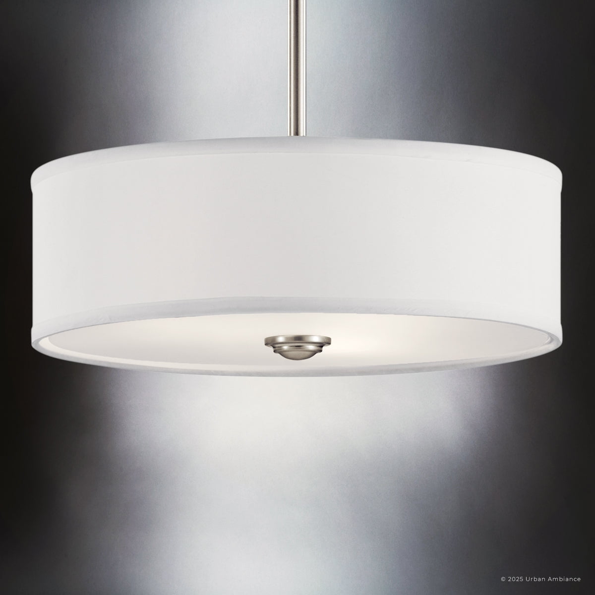Luxury New Traditional Ceiling Light, Brushed Nickel, UKC20168
