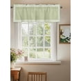 thumbnail image 2 of Valances for Windows Sage Green Abstract Art Rod Pocket Cafe Window Treatments Valance Curtains for Kitchen Bathroom Laundry Basement Windows 42"x18", 2 of 9