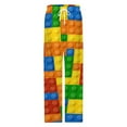 thumbnail image 4 of Building Blocks Construction Brick Pajama Pants Loose Pajamas Female Breathable Home Trousers Leisure Sleeping Pants Large Size, 4 of 6