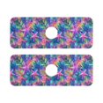 thumbnail image 7 of Yayeee Faucet Mat for Kitchen Sink 14.7" Diatomite Long Splash Guard Pad, Colorful Starfish, 2 Pack, 7 of 7