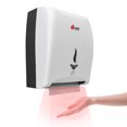 thumbnail image 2 of Wall Mounted Smart Automatic Sensor Paper Towel Dispenser Tissue Jumbo Roll Paper Holder Black, 2 of 5