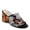 BLACK MULTI, variant on Sculptor Slide Sandals for Women | High Heels with Leather Heel Design
