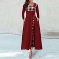 thumbnail image 2 of DPTALR Robe pour Femmes Décontractée à Manches Longues Col Rond T-Shirt Mini Évasée Robes à Manches Longues Fluide à Volants Superposés Décontractée Fête Automne Robe Midi Noire, 2 of 6