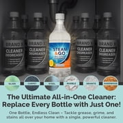 STEAM AND GO Multipurpose Cleaner and Stain Remover, All Purpose Cleaner, Orange Scent, 32 fl oz